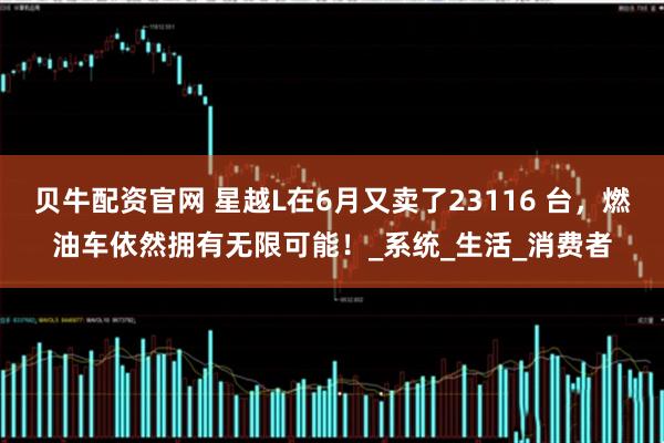 贝牛配资官网 星越L在6月又卖了23116 台，燃油车依然拥有无限可能！_系统_生活_消费者
