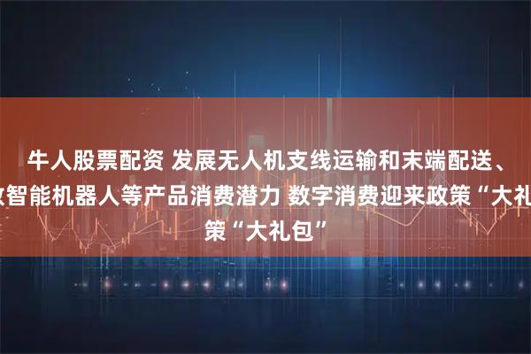 牛人股票配资 发展无人机支线运输和末端配送、释放智能机器人等产品消费潜力 数字消费迎来政策“大礼包”