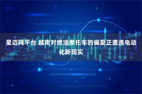 星迈网平台 越南对燃油摩托车的偏爱正遭遇电动化新现实