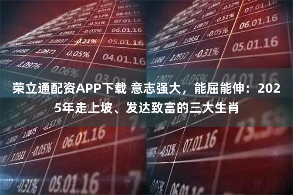 荣立通配资APP下载 意志强大,能屈能伸:2025年走上坡、发达致富的三大生肖